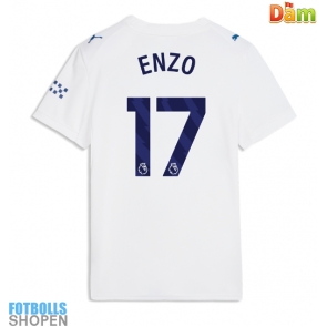 Billiga Manchester City Enzo Fernandez #17 Tredjeställ Dam 2026-27 Kortärmad